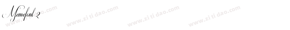 Memefont 2字体转换